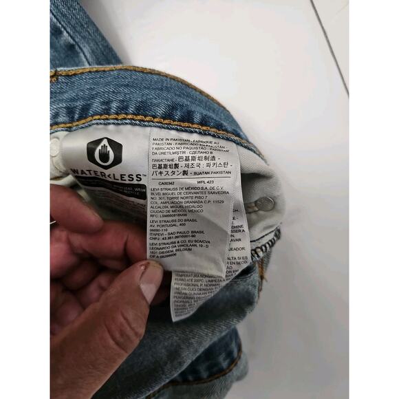 VINTAGE MENS LEVI’S 559 RELAXED STRAIGHT 100% COTTON WAIST BLUE JEANS PANT 36X30 - Picture 7 of 7